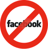 A small graphic that suggests that Facebook is and unwelcome development